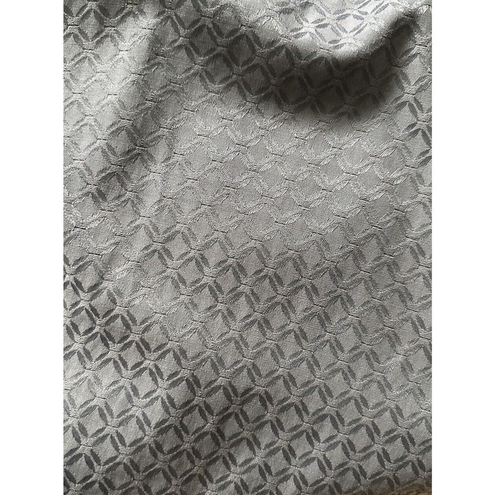 Ann Taylor Loft Gray Texture Crop Pant Diamond Pattern 12 Regular Career Classic - Picture 4 of 6